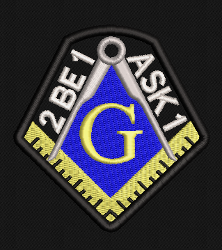 2BE1ASK1 Masonic Patch