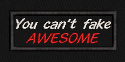 You can't fake Awesome Text Patch