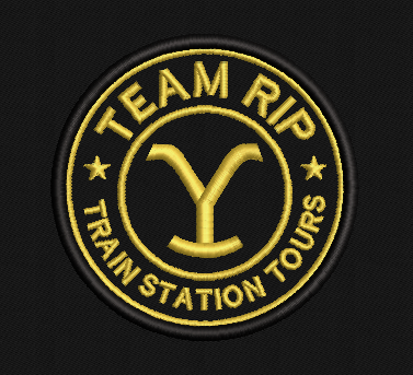 Team RIP Train Station Tours Graphic Patch